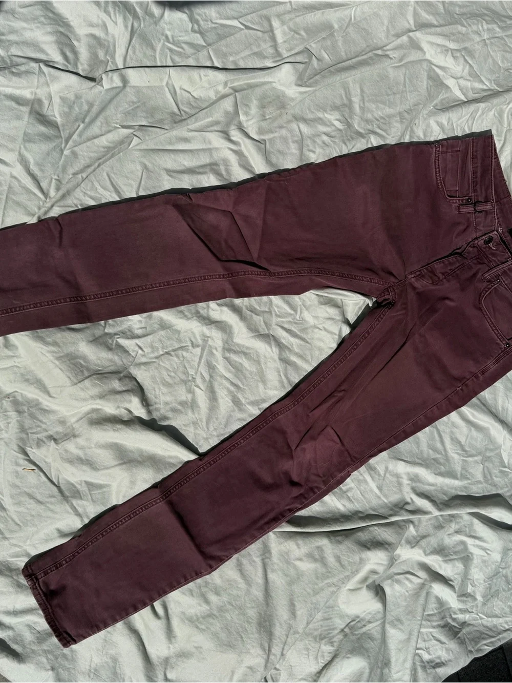 Neuw Slim Jeans in Deep Burgundy